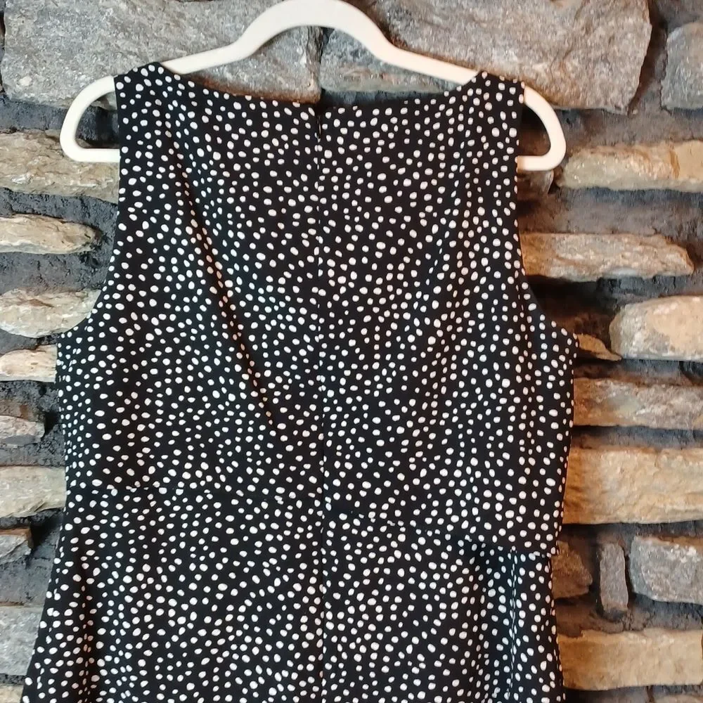 American Living sleeveless black  and white dress sz 14